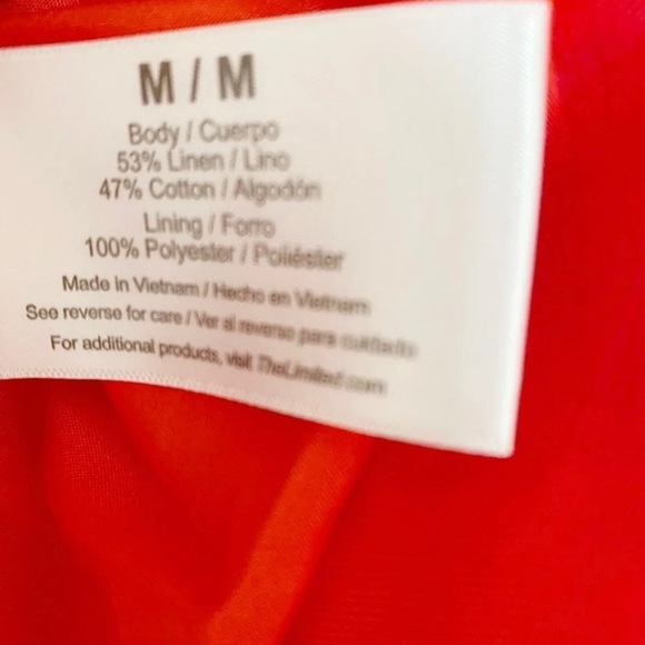 BNWT “THE LIMITED” red BLAZER size #XL - Picture 7 of 8